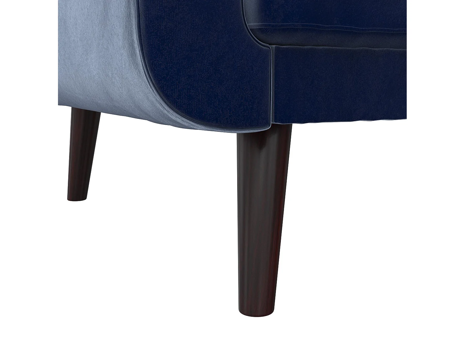 Nola | Canapé-lit 3 places en bleu velours