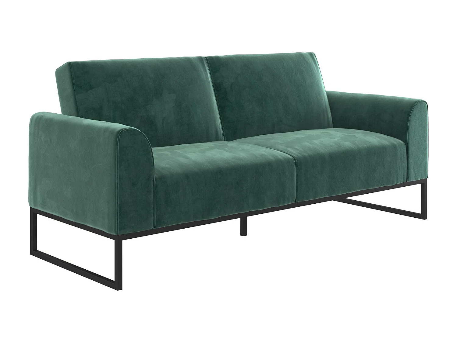 Adley | Canapé-lit 2 places en vert velours