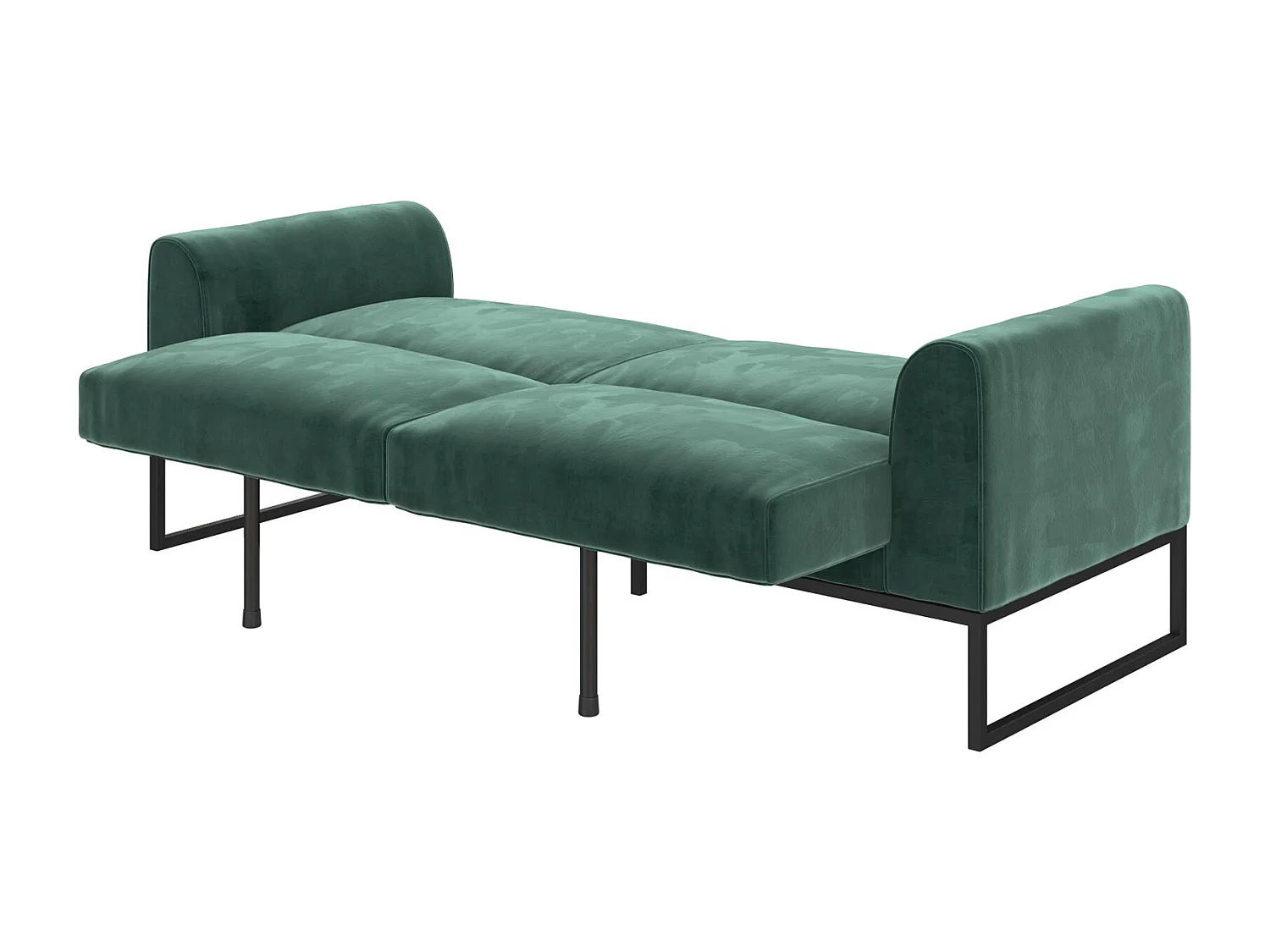 Adley | Canapé-lit 2 places en vert velours