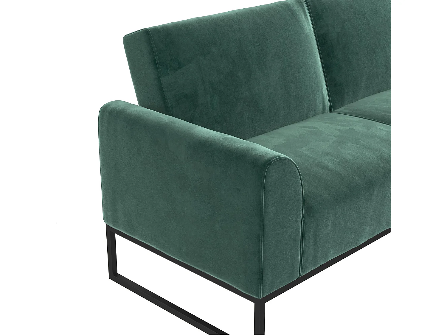 Adley | Canapé-lit 2 places en vert velours