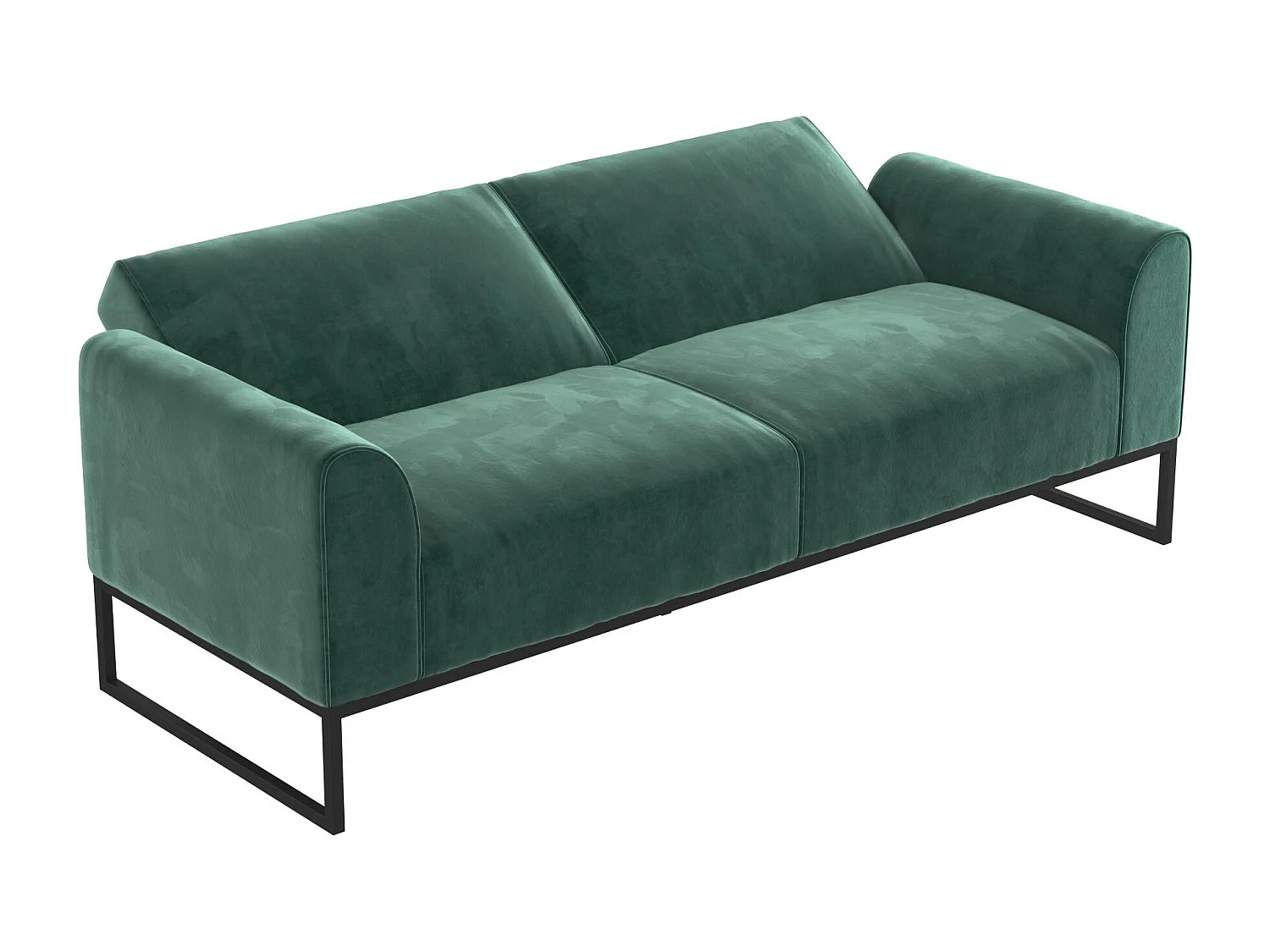 Adley | Canapé-lit 2 places en vert velours