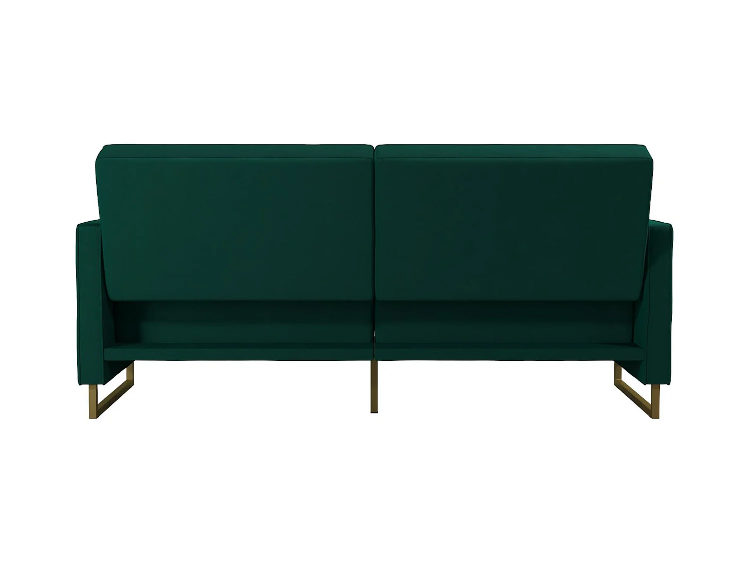 Divano letto 3 posti in vekvet verde