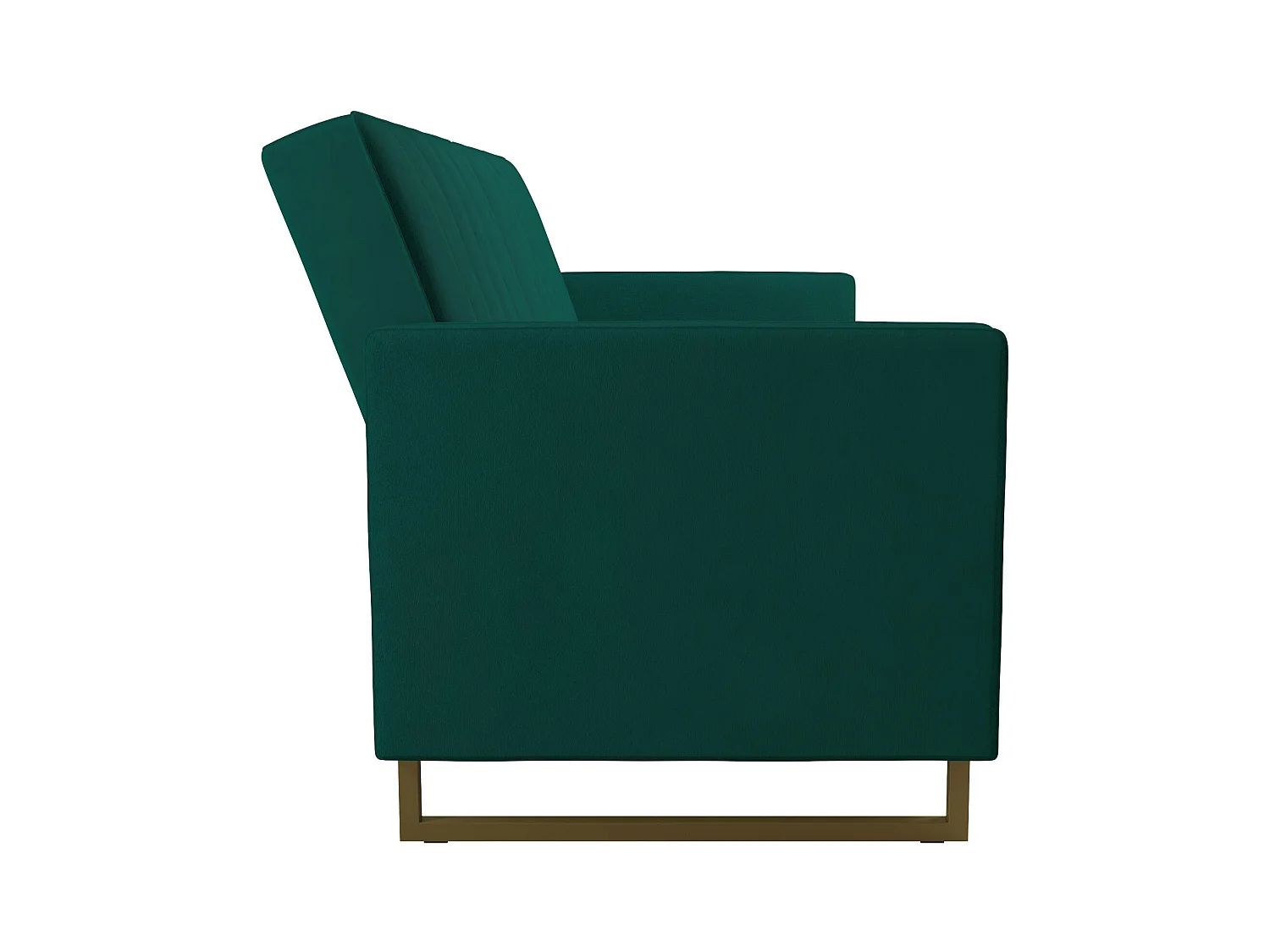 Divano letto 3 posti in vekvet verde