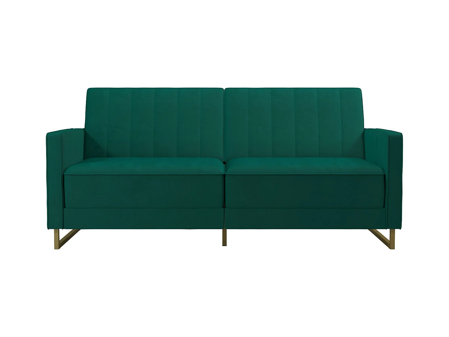 Skylar | Canapé lit 3 places en velours Vert