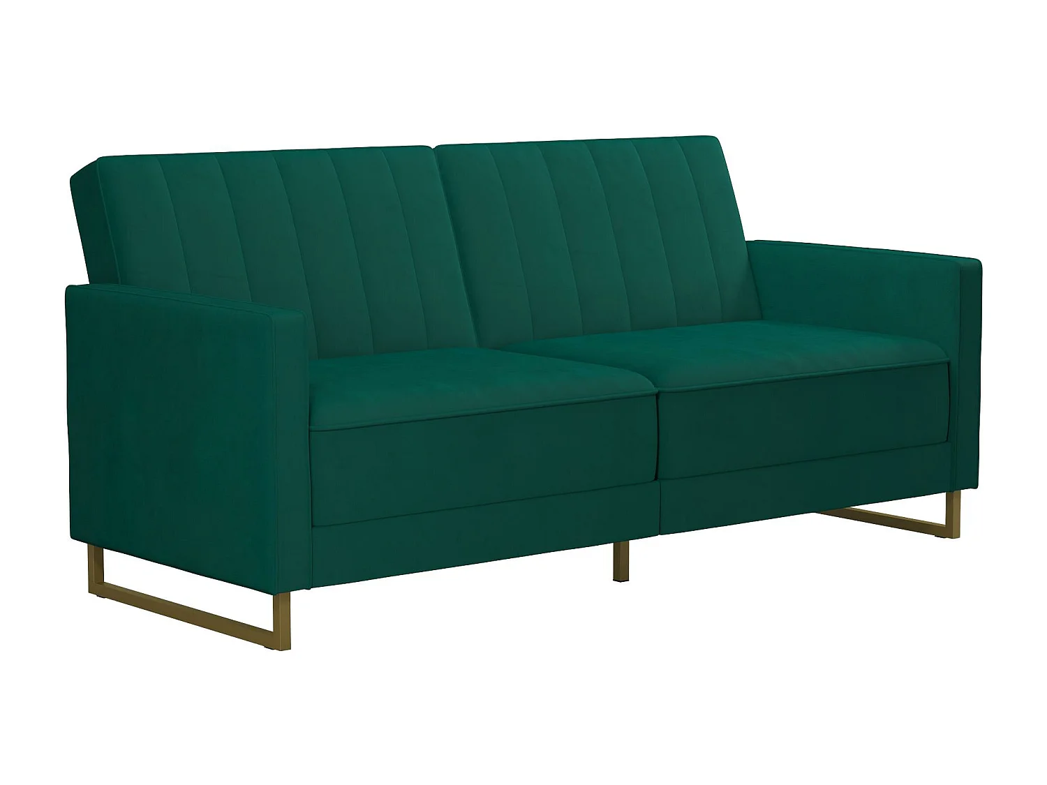 Skylar | Canapé lit 3 places en velours Vert