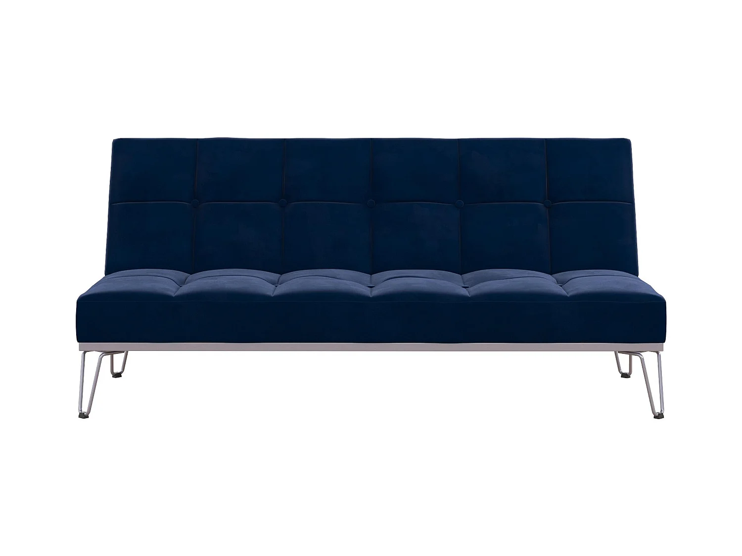 Elle | Canapé-lit 3 places en bleu velours