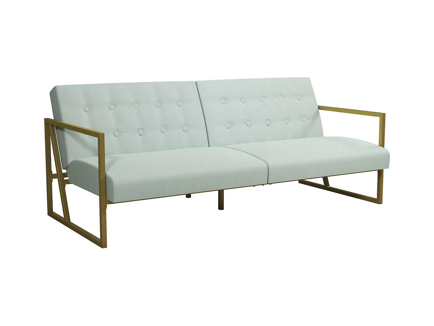 Lexington | Canapé-lit 3 places en velours Bleached Teal