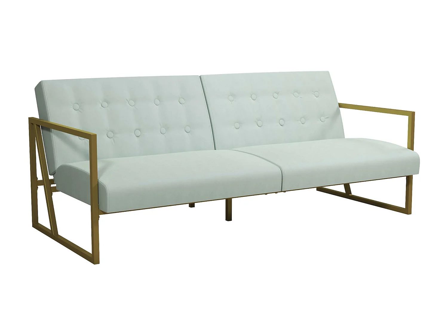 Lexington | Canapé-lit 3 places en velours Bleached Teal