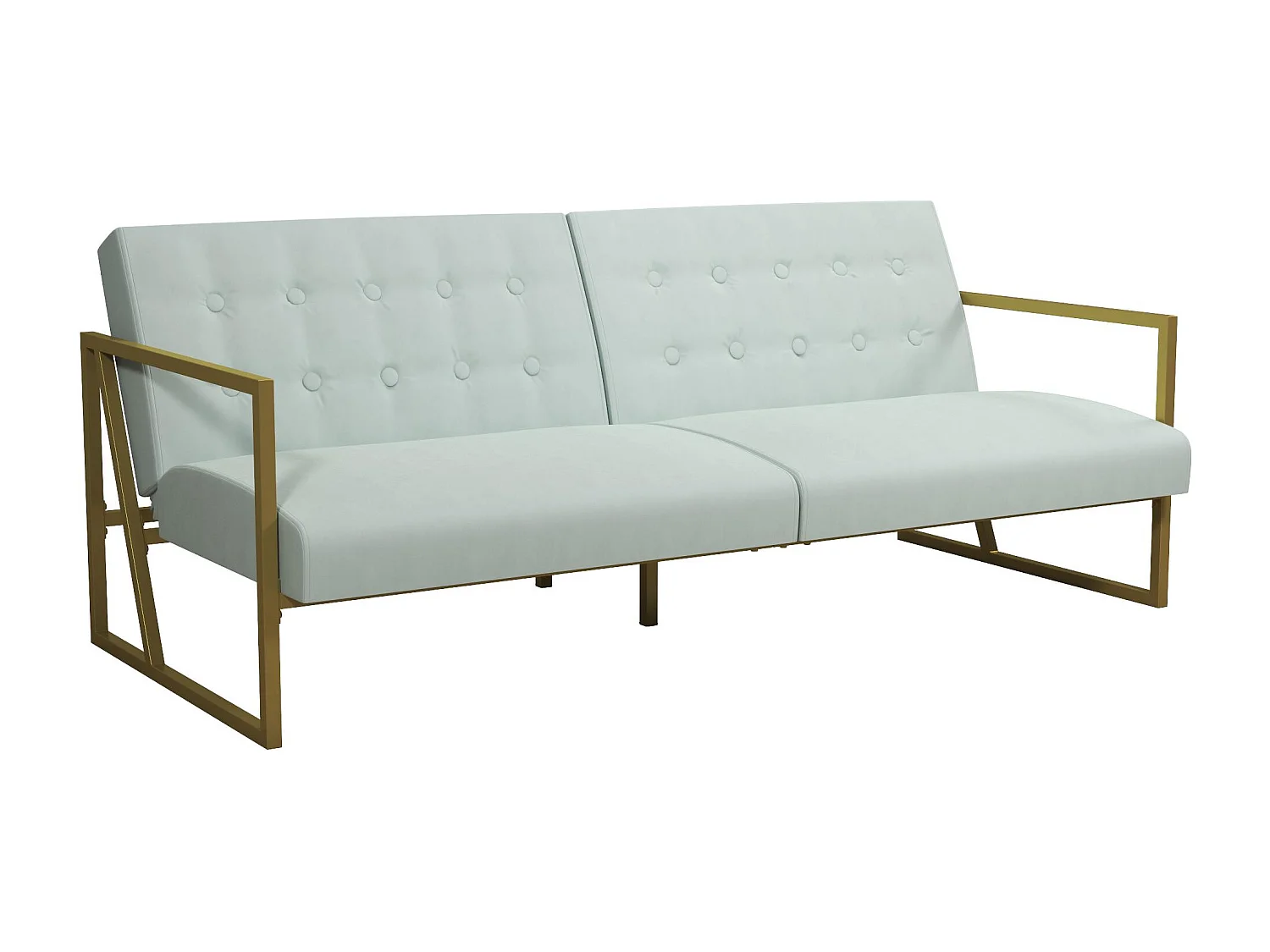 Lexington | Canapé-lit 3 places en velours Bleached Teal