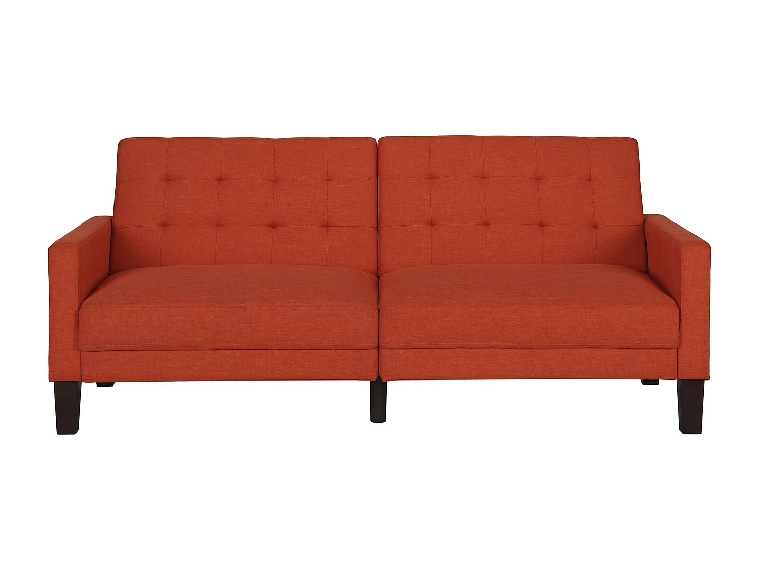 Porter | Canapé-lit 3 places en lin orange
