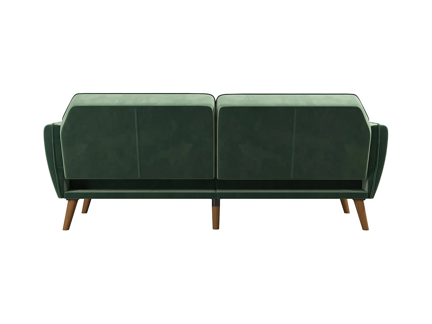 Sofá Cama 3 Plazas en Terciopelo Verde