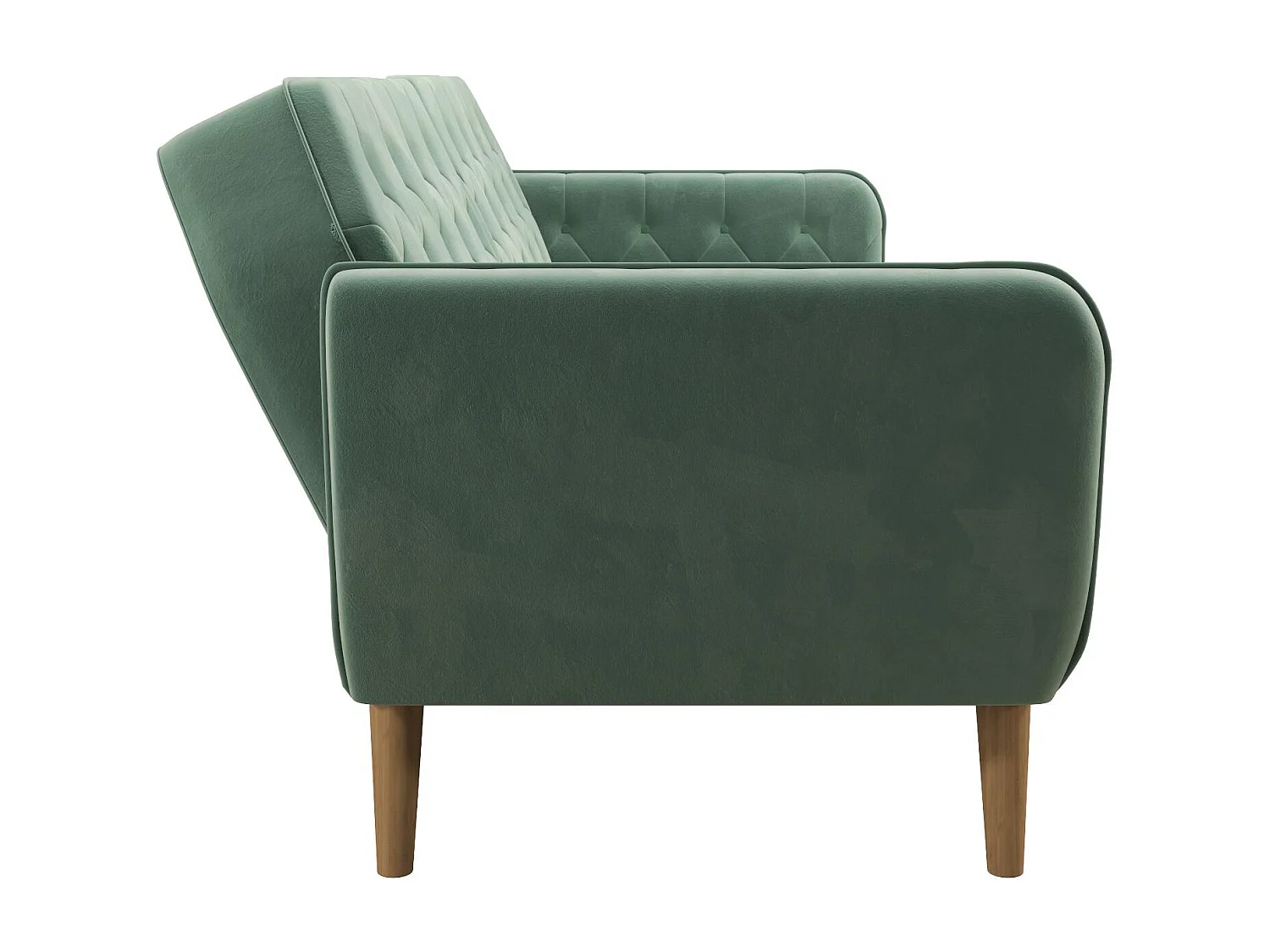 Schlafsofa 3 Sitze in Velvet Grün