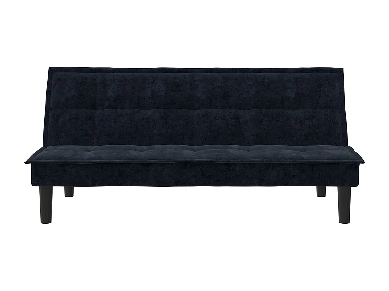 Otis | Canapé-lit 3 places en microfibre bleu