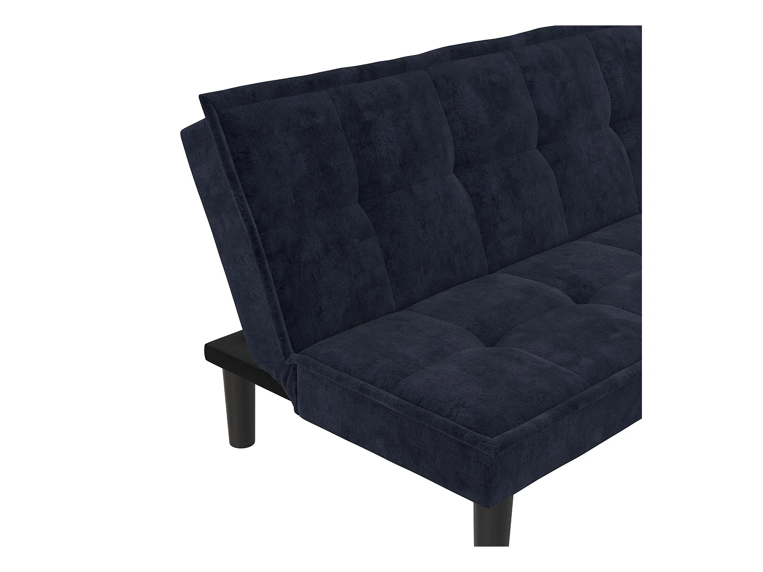 Otis | Canapé-lit 3 places en microfibre bleu