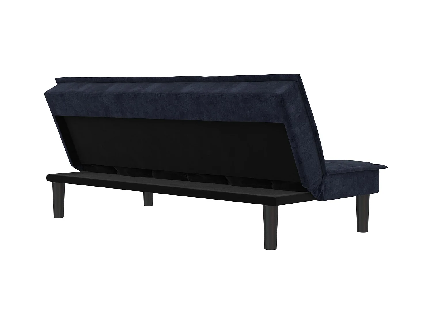 Otis | Canapé-lit 3 places en microfibre bleu