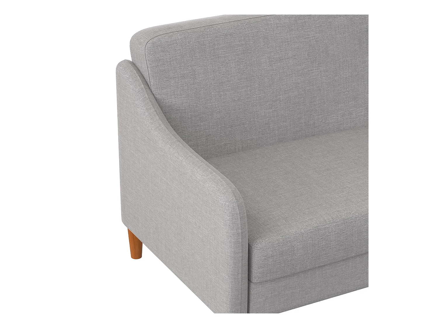 Jasper | Canapé-lit 3 places en gris lin