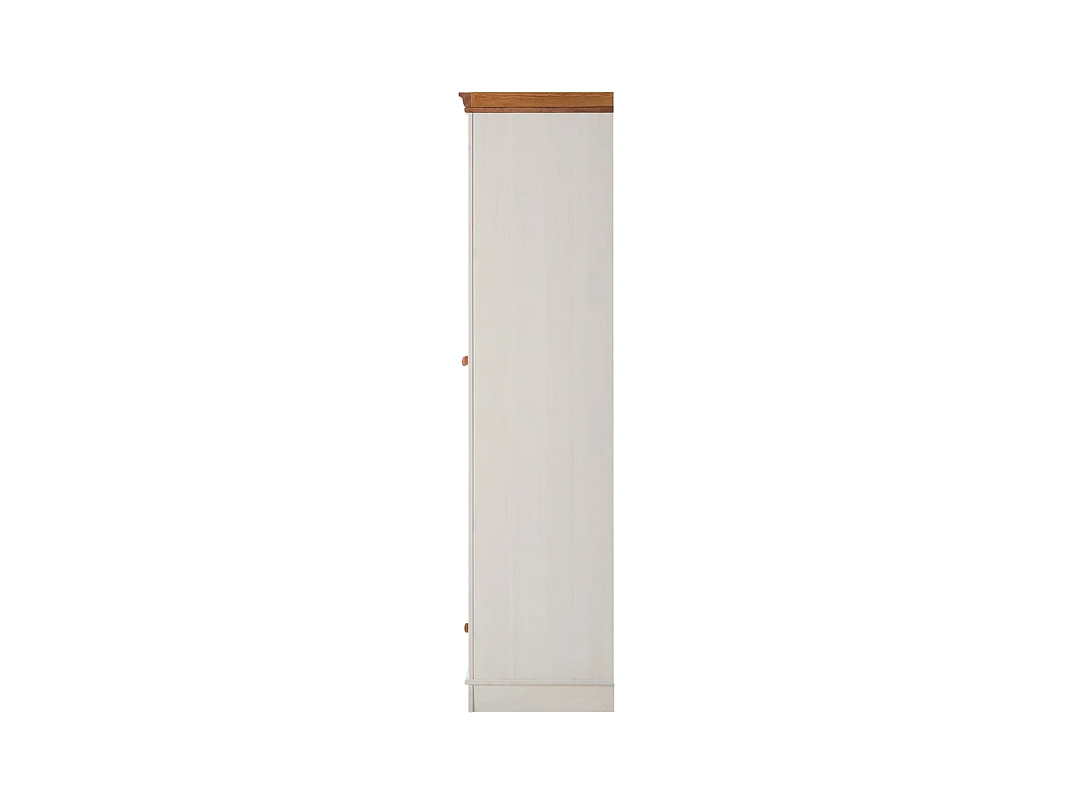 Anita | Armoire avec 2 portes et 1 tiroir en pin blanc