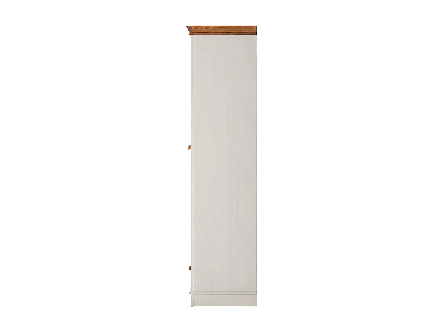 Anita | Armoire avec 2 portes et 1 tiroir en pin blanc