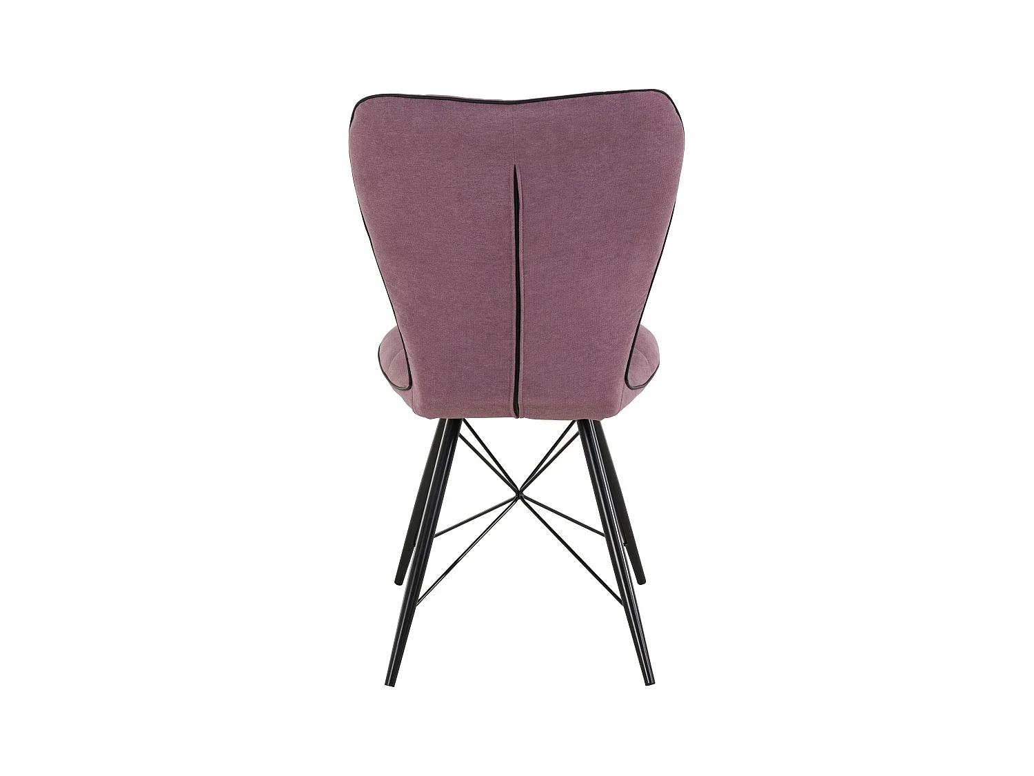 Viola | Silla de comedor de terciopelo morado, lote de 2