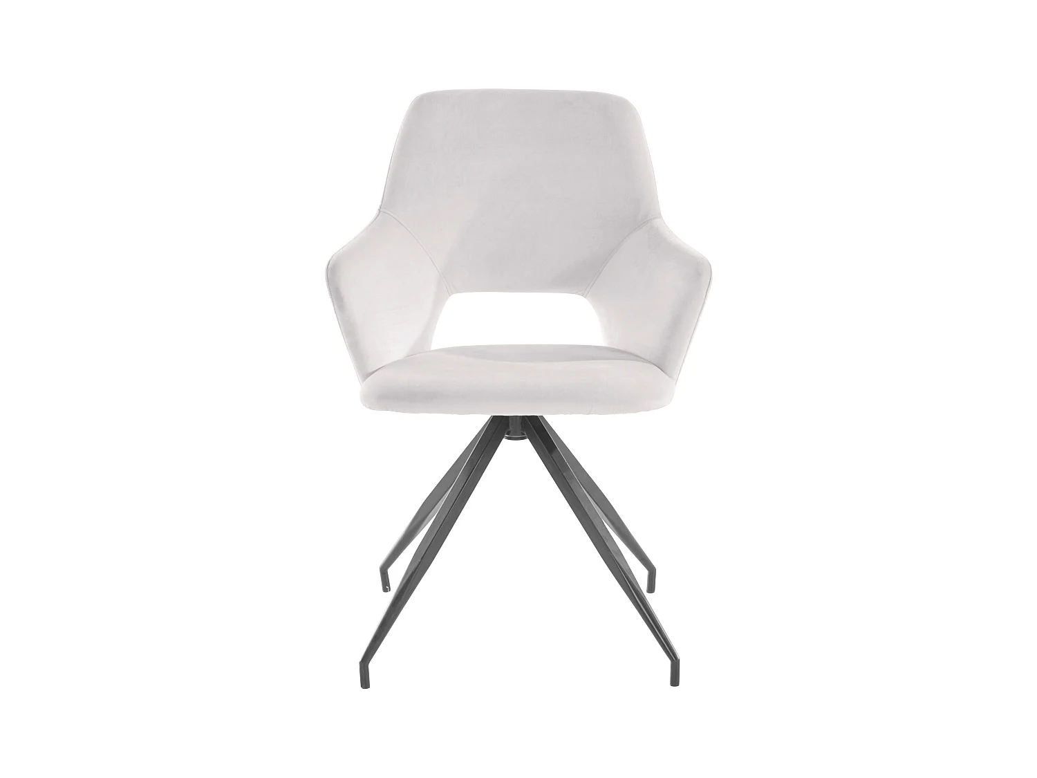 Tracy | Fauteuil in grijs velours, 2 Pak