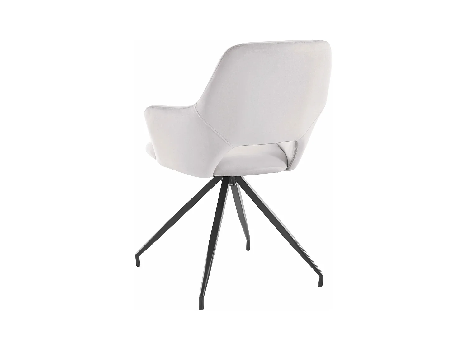 Tracy | Fauteuil in grijs velours, 2 Pak