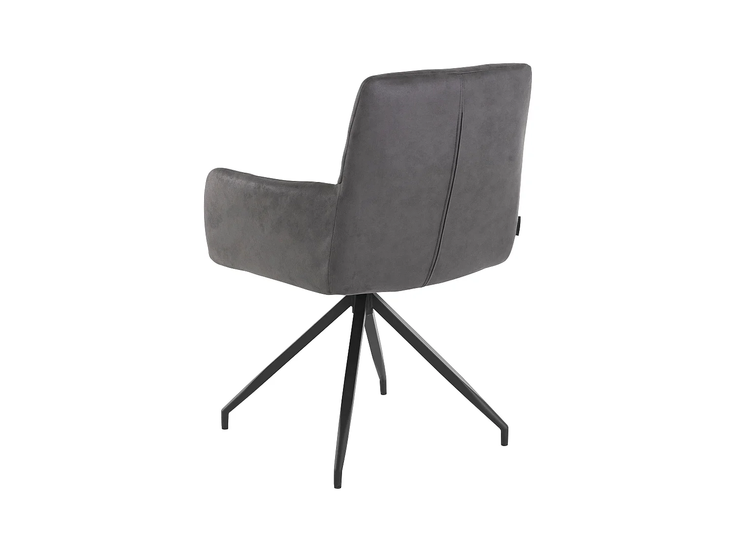 Alice | Fauteuil in grijze microvezel, 2 Pak