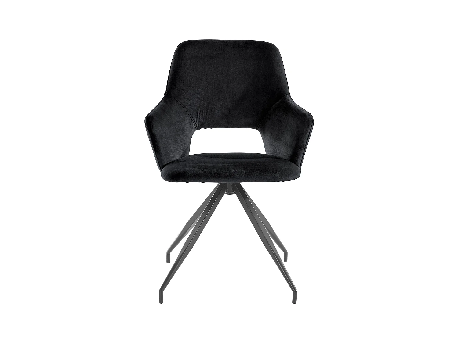 Tracy | Fauteuil in zwart velours, 2 Pak