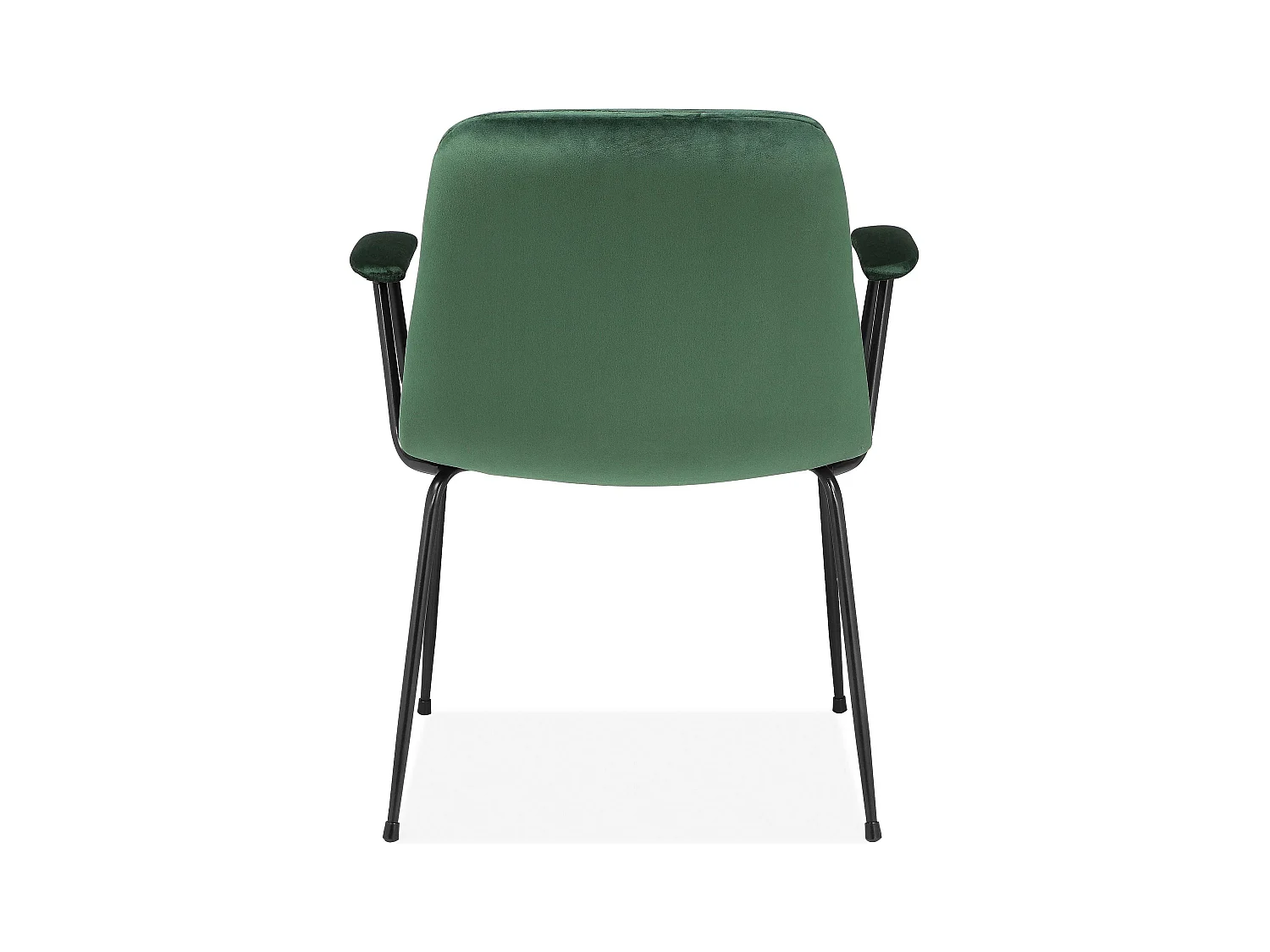 Heine | Poltrona in velluto verde/nero, confezione da 2 pz.