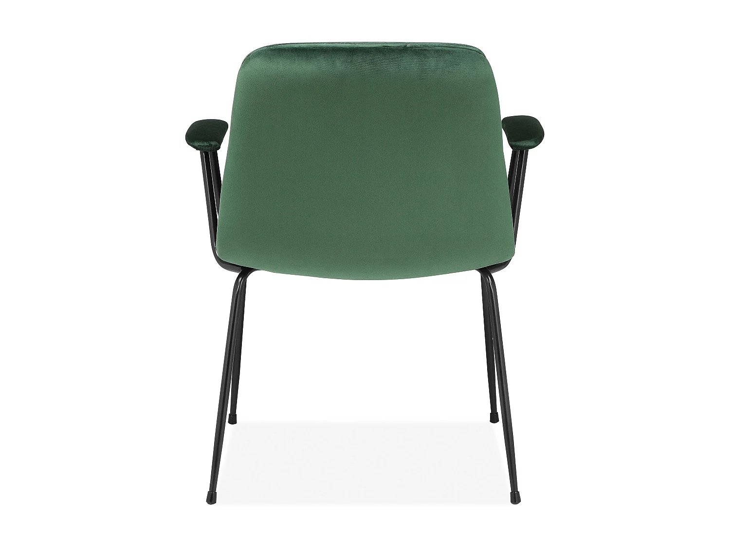 Heine | Fauteuil en velours vert / Noir, 2 pièces