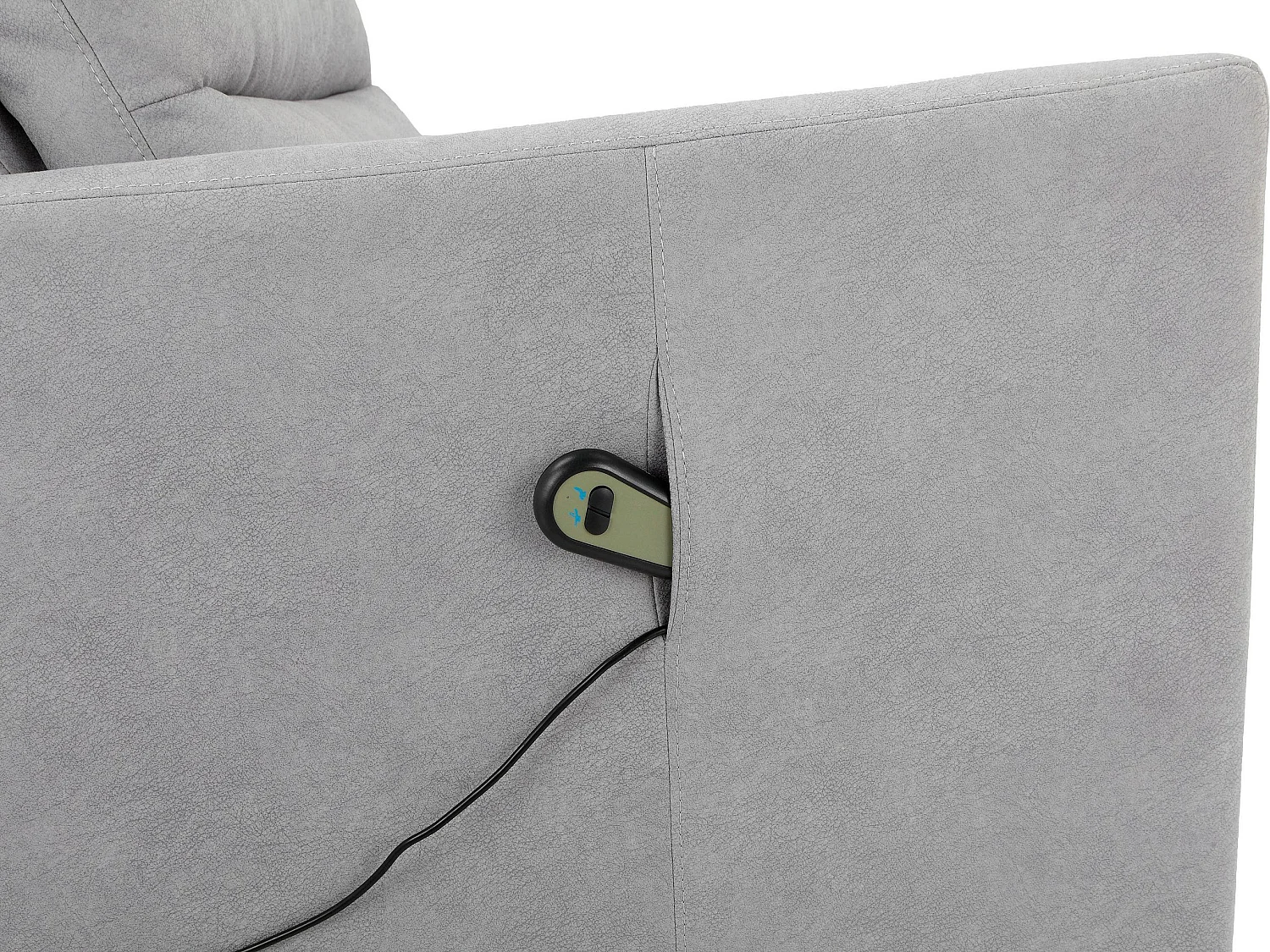 Messi | Fauteuil de relaxation électrique avec relevage en Gris