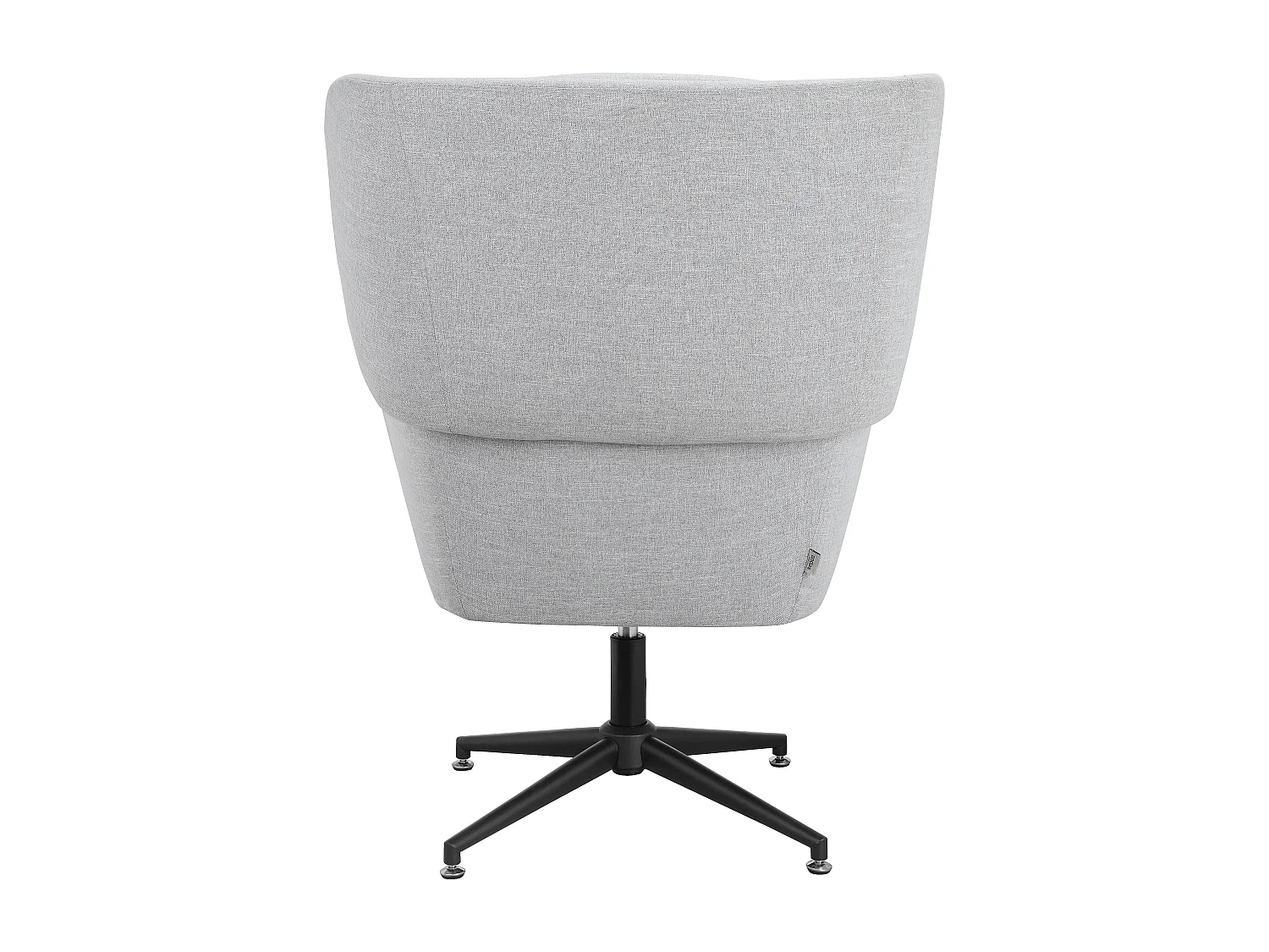 Vanessa | Chaise pivotante en velours gris