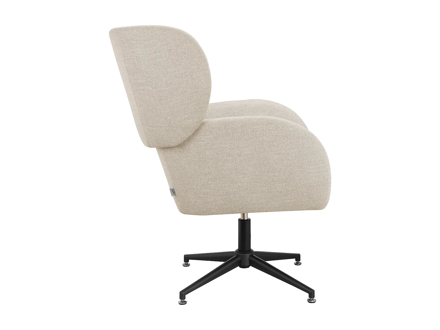 Vanessa | Drehstuhl aus Samt Creme