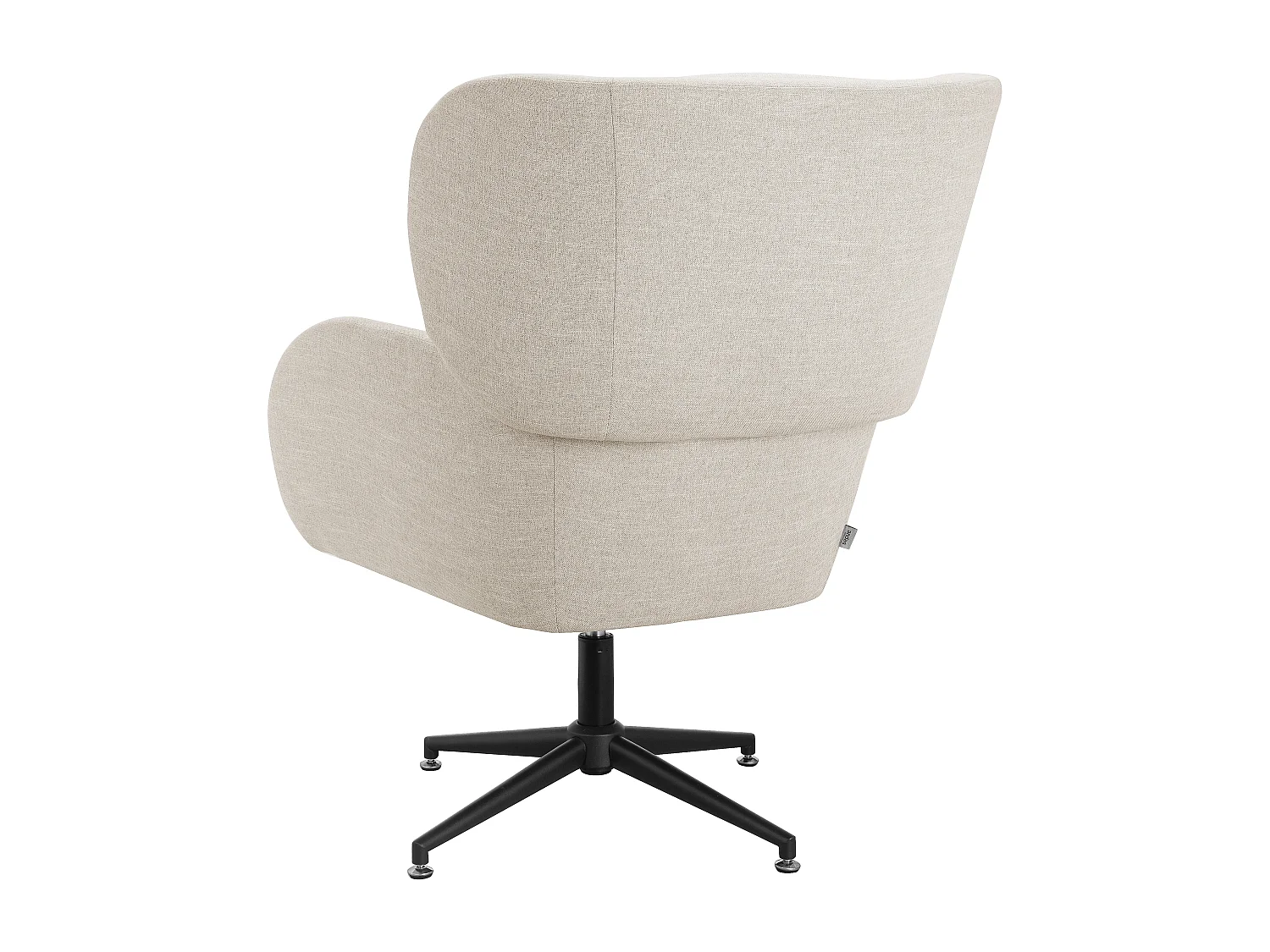 Vanessa | Drehstuhl aus Samt Creme