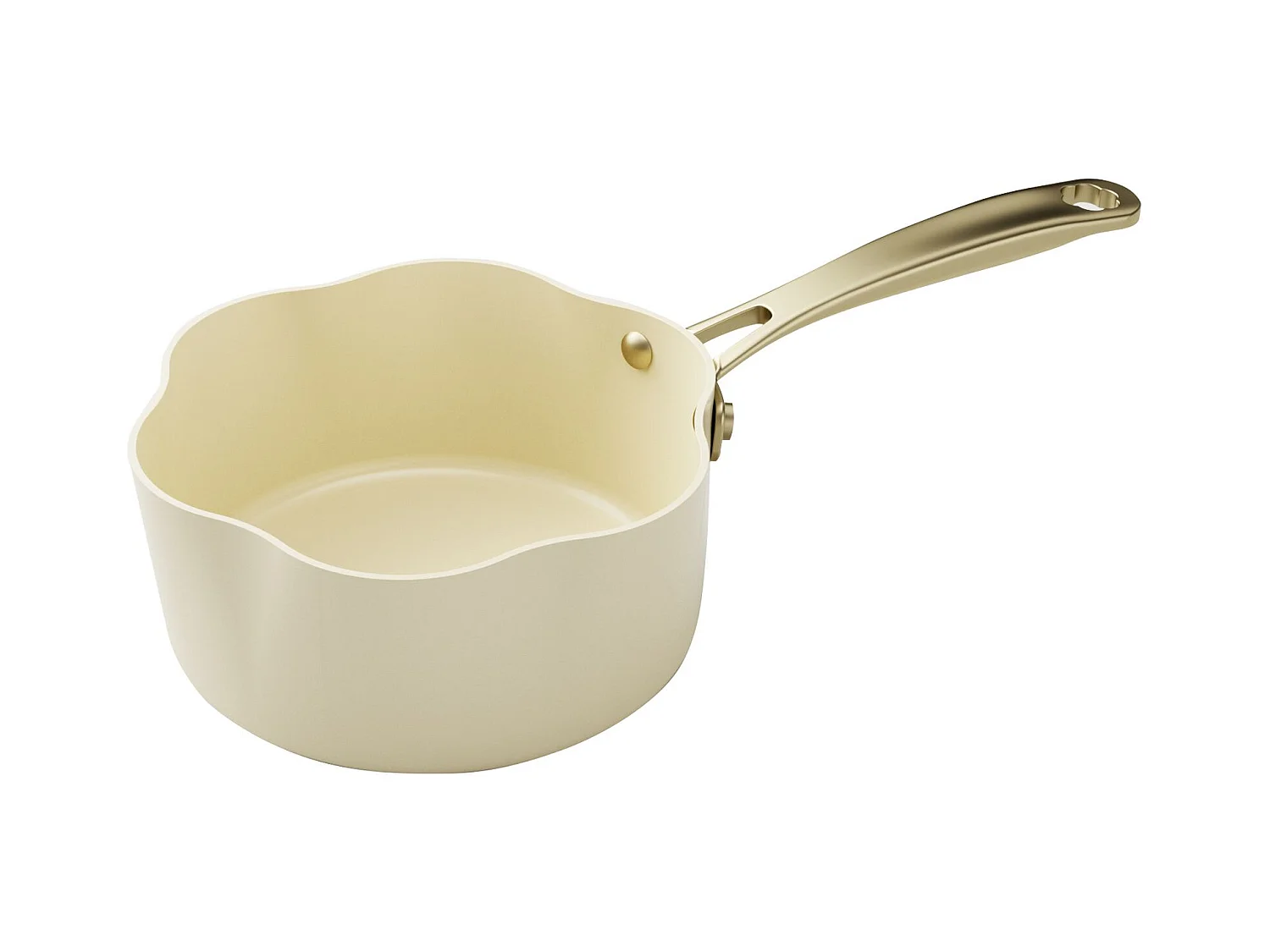 Menastyl - Casserole Dahlia 20cm Aluminium Recycle Beige