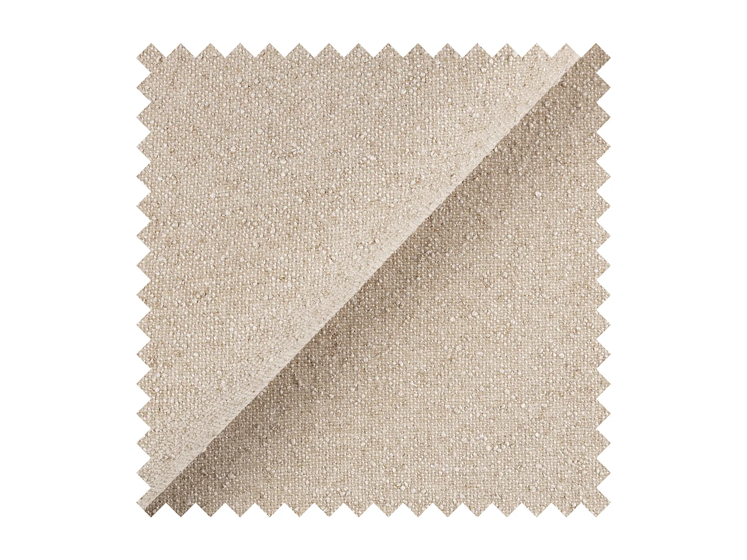 Canapé d'angle convertible - beige chenille - côté gauche - CARNOS