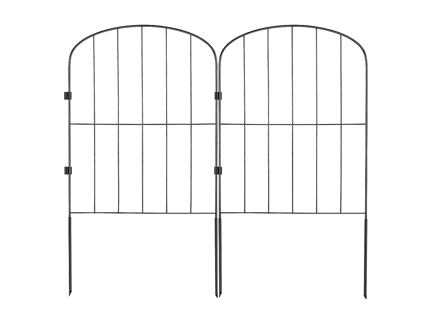 Panneaux de Clôture de Jardin SucceBuy 24 Po x 11 Pi, Décoratifs, Paquet de 10