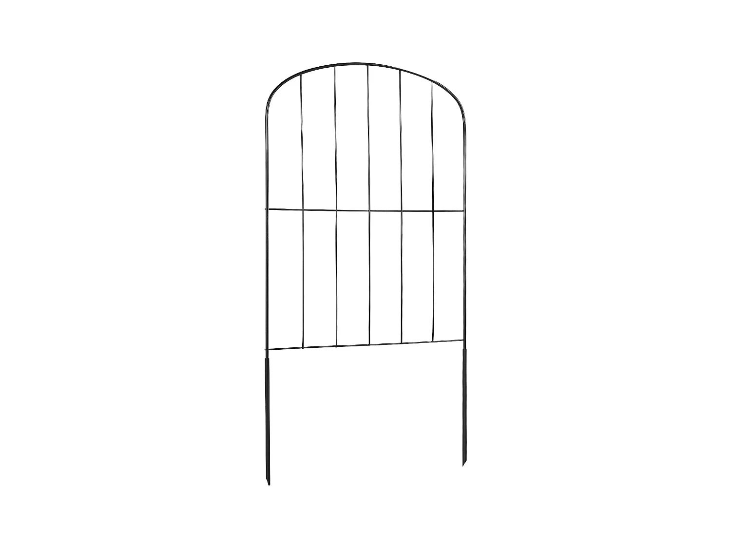 Clôture de Jardin SucceBuy 24 Po x 30 Pi Panneaux de Clôture Décoratifs, Paquet de 28