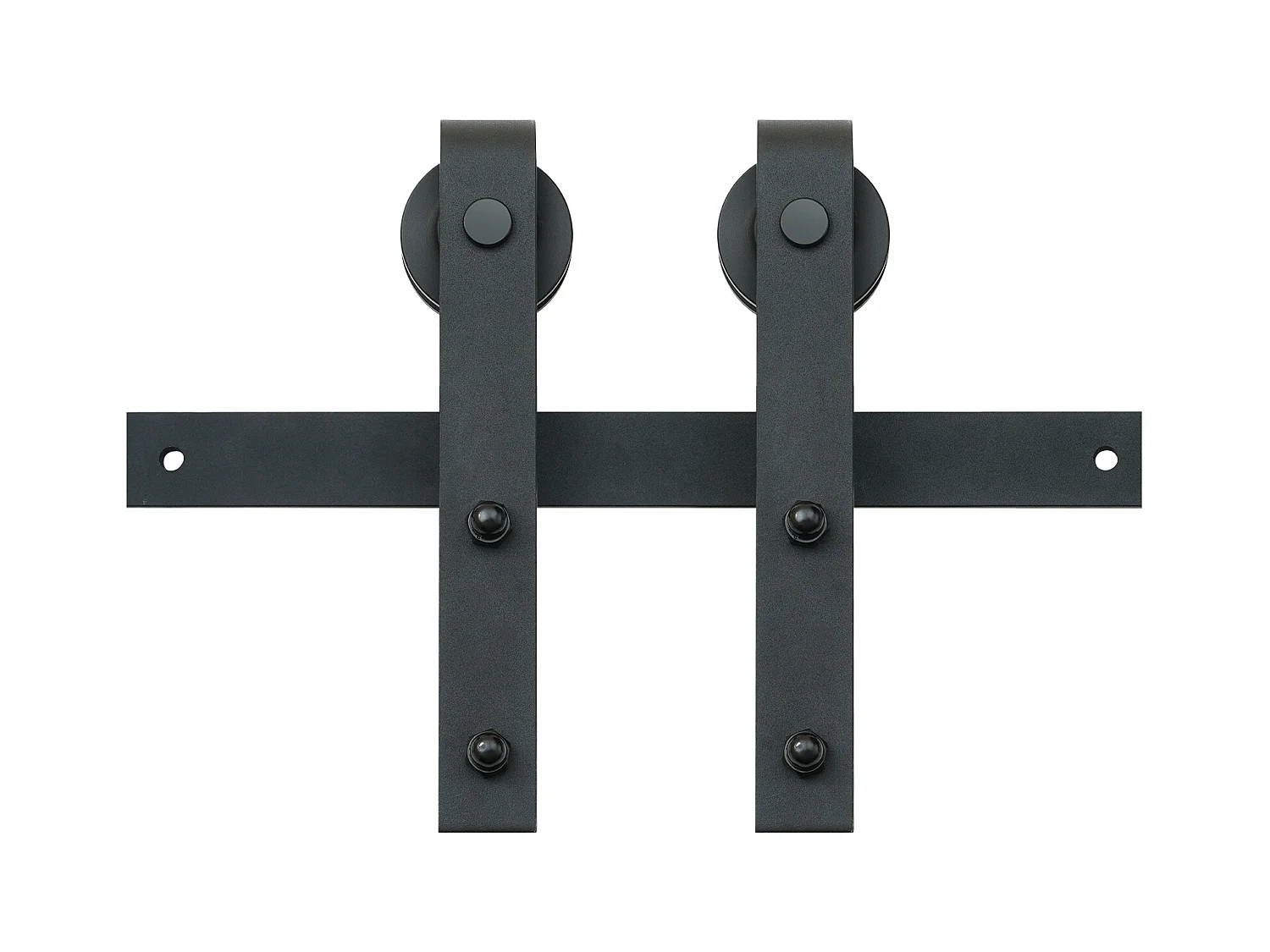 Porta Scorrevole SucceBuy Kit Ferramenta per Porta Scorrevole da 8 Piedi, Binario per Armadio, Gancio a J