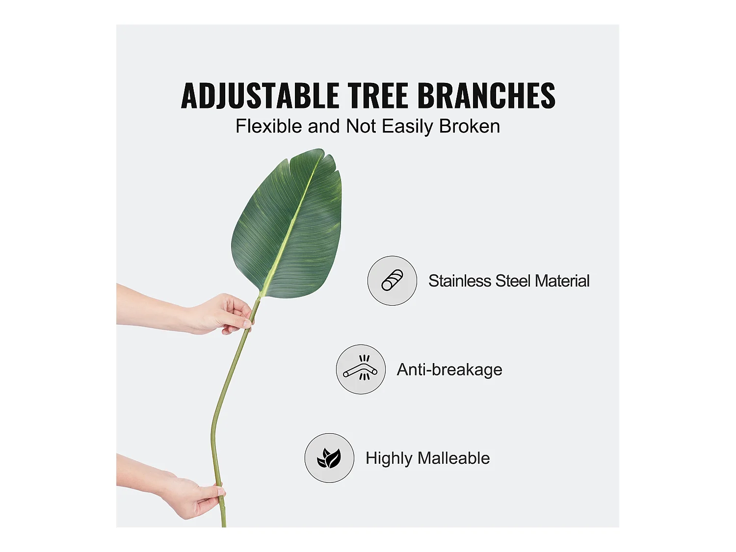 Arbre de Paradis Artificiel SucceBuy de 1,5 M, Fausse Plante Verte