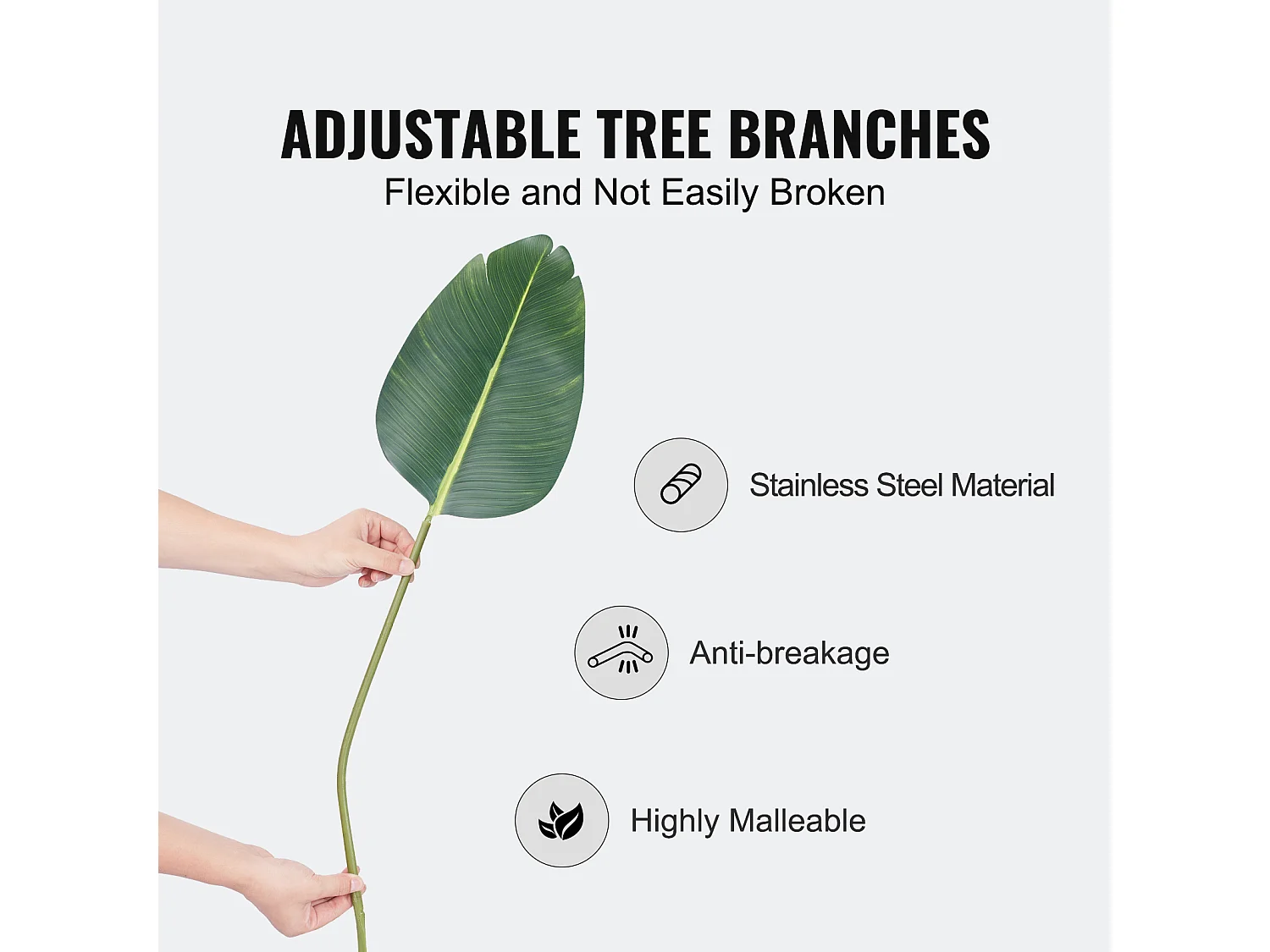 Árbol del Paraíso Artificial SucceBuy de 1,5 m, Planta Verde Artificial