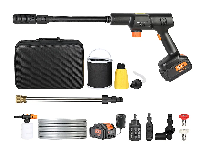 Akku-Hochdruckreiniger SucceBuy, Tragbare Wasserspritzpistole fürs Auto, 652 PSI