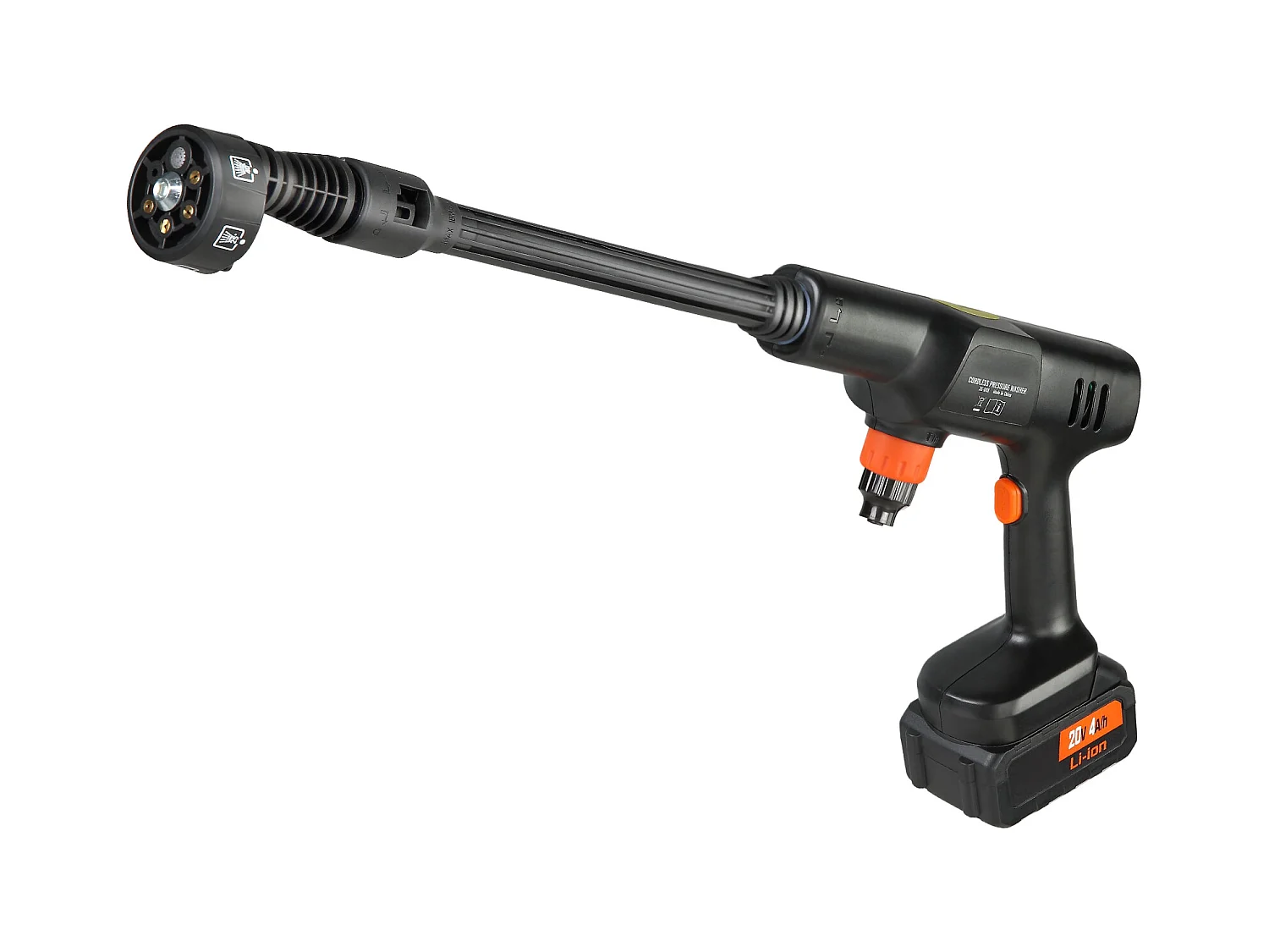 Nettoyeur SucceBuy Haute Pression Sans Fil, Pistolet Pulvérisateur D'eau Portable pour Voiture, 652 PSI