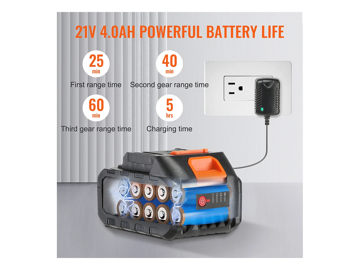 Nettoyeur SucceBuy Haute Pression Sans Fil, Pistolet Pulvérisateur D'eau Portable pour Voiture, 652 PSI