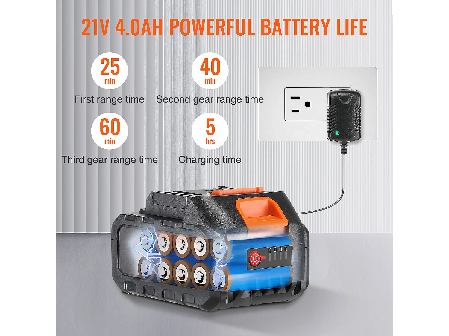 Nettoyeur SucceBuy Haute Pression Sans Fil, Pistolet Pulvérisateur D'eau Portable pour Voiture, 652 PSI