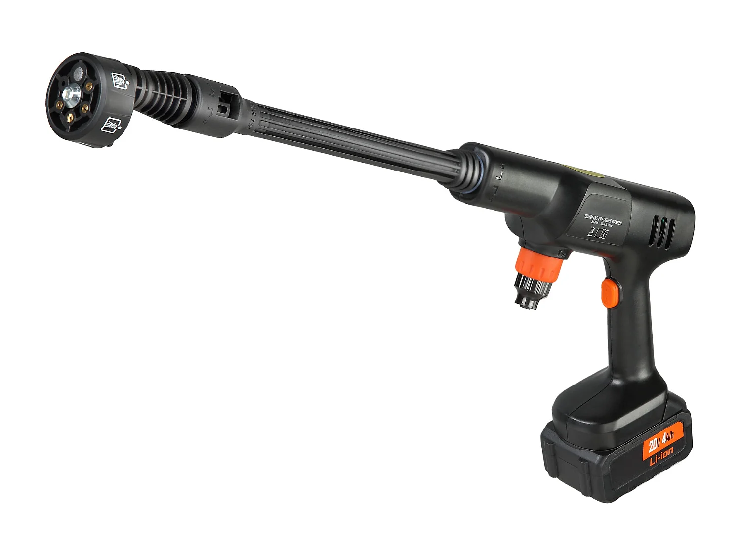 Nettoyeur SucceBuy Haute Pression Sans Fil, Pistolet Pulvérisateur D'eau Portable pour Voiture, 652 PSI