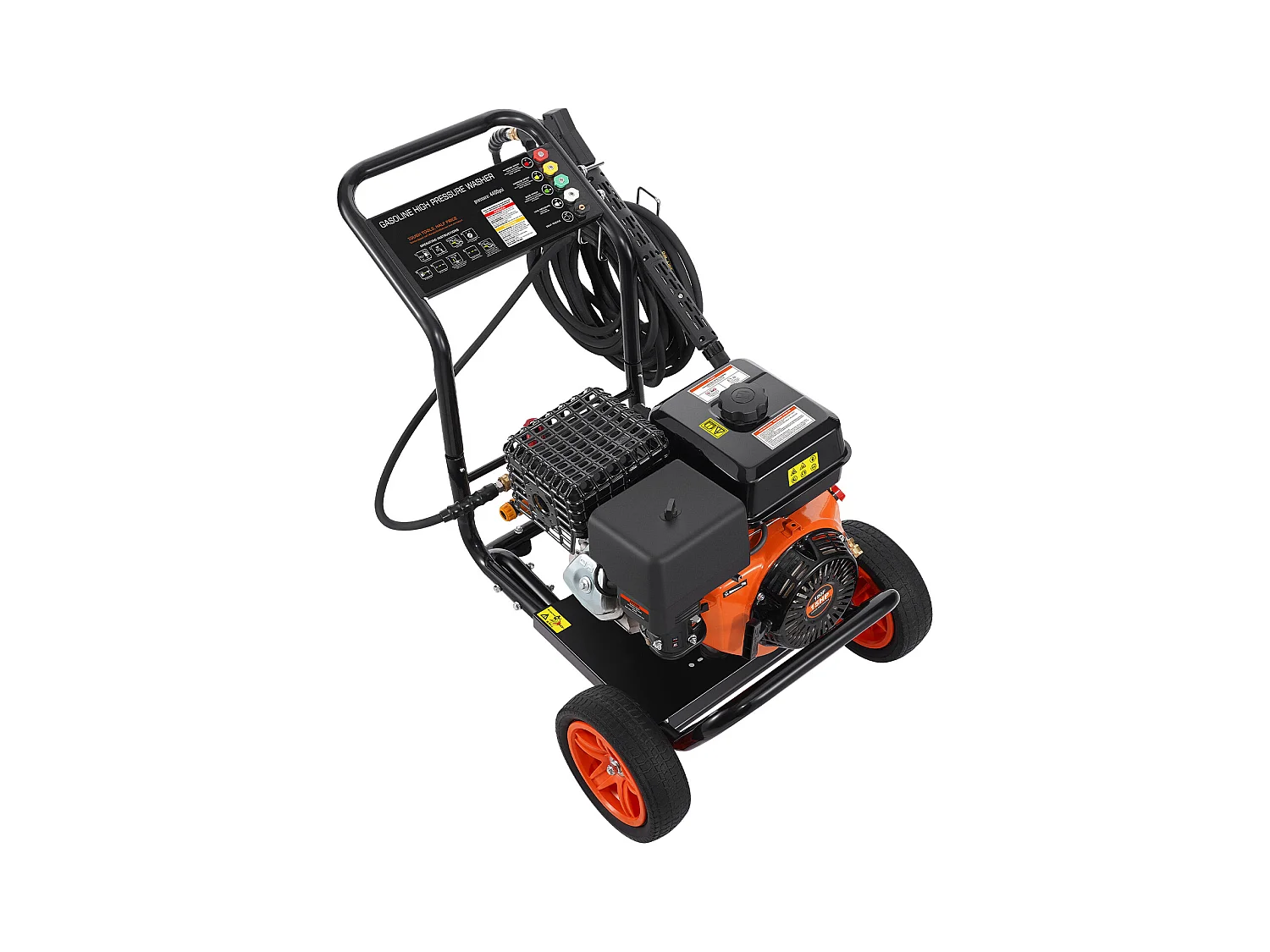 Nettoyeur Haute Pression SucceBuy  à Essence 4400 PSI 15 L/Min 2,6 GPM 5 Buses pour le Nettoyage