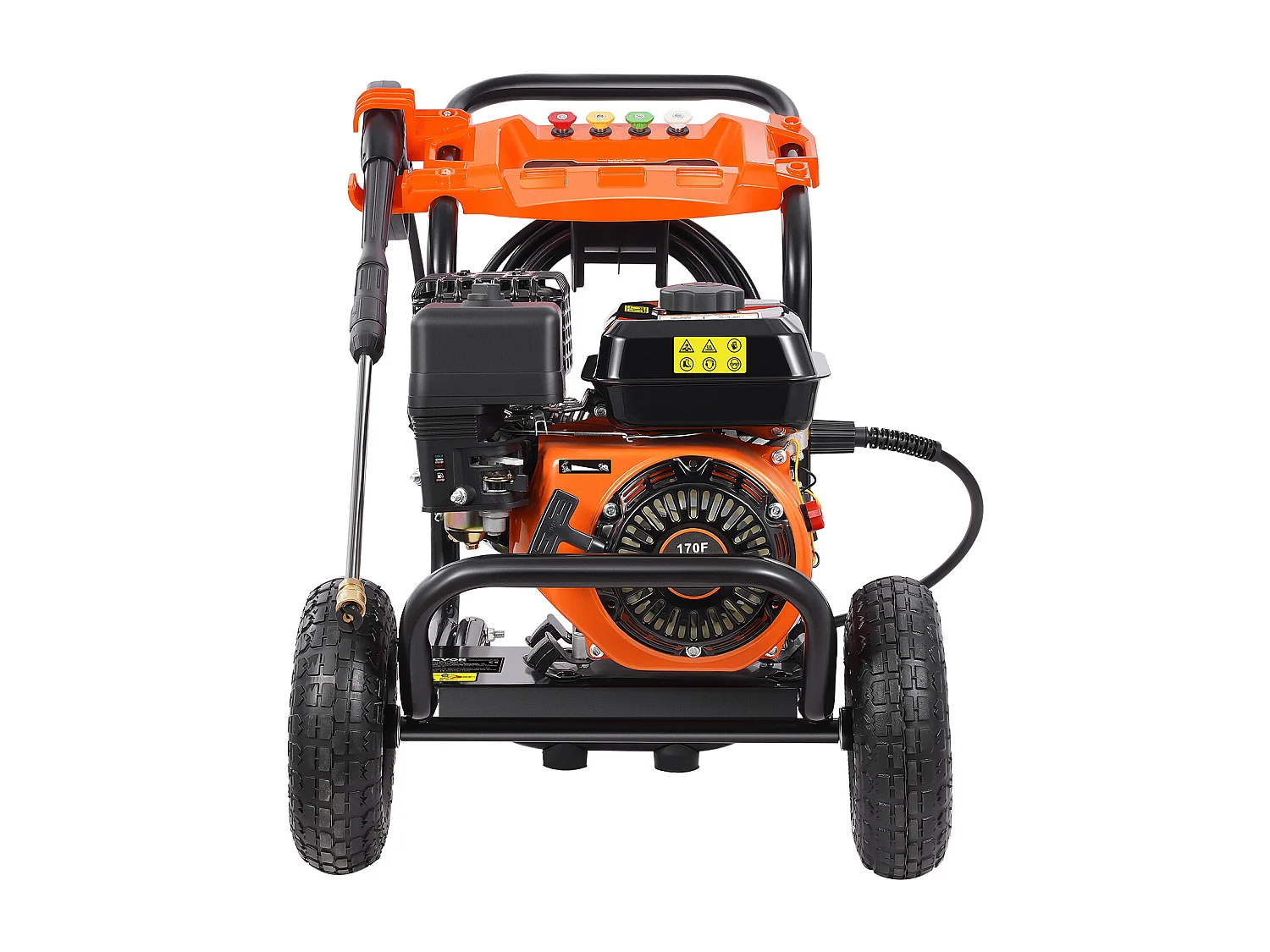 Gasdrukreiniger SucceBuy 3500 PSI 10 L/min 2,6 GPM 5 Sproeiers voor Reiniging Inleiding