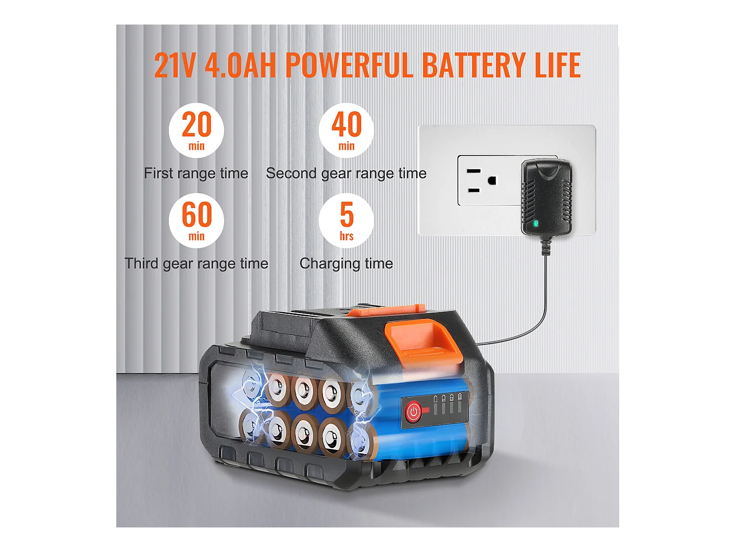 Nettoyeur SucceBuy Haute Pression Sans Fil, Pistolet Pulvérisateur D'eau Portable pour Voiture, 652 PSI