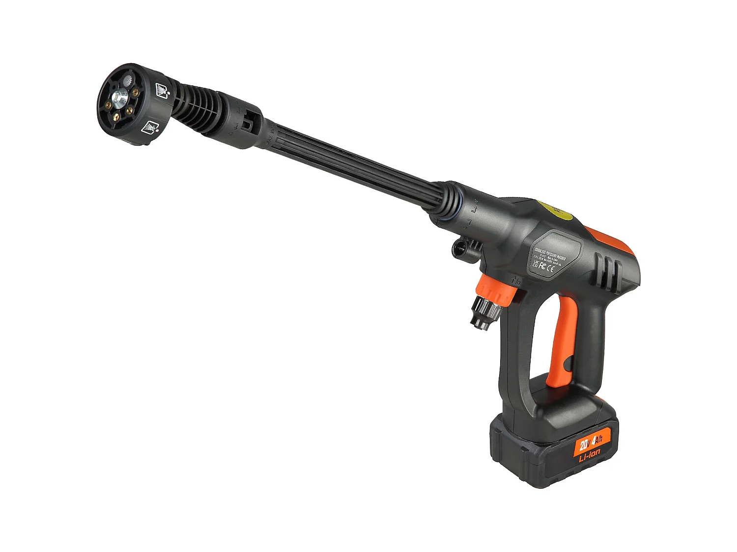 Nettoyeur SucceBuy Haute Pression Sans Fil, Pistolet Pulvérisateur D'eau Portable pour Voiture, 652 PSI