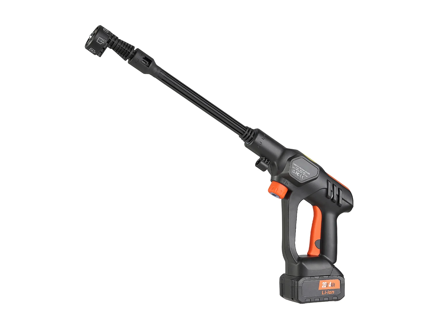 Nettoyeur SucceBuy Haute Pression Sans Fil, Pistolet Pulvérisateur D'eau Portable pour Voiture, 652 PSI